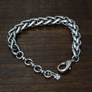 Lucky Brand Silver Wheat Bracelet
